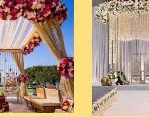 White Garland Mandap - Jaipur Event Management