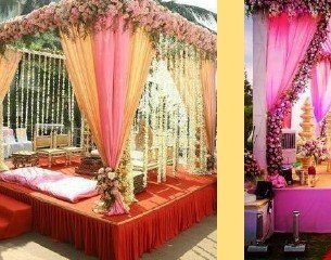 Greenery Pillar Mandap - Jaipur Event Management