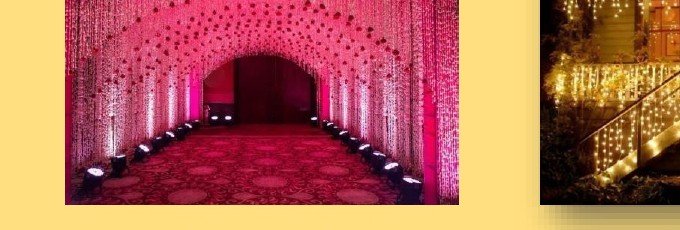 Pink Light Entry Tunnel - Jaipur Event Management